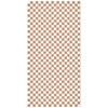 Artgeist Tapetas - Checkerboard Pattern - Brown-Baltas Grid with a Subtle Noise