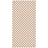 Artgeist Tapetas - Checkerboard Pattern - Brown-Baltas Grid with a Subtle Noise