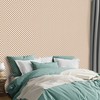 Artgeist Tapetas - Checkerboard Pattern - Brown-Baltas Grid with a Subtle Noise