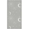 Artgeist Tapetas - Cosmic Fireworks - Elegant pattern with moons and stars on a pilka background.
