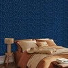 Artgeist Tapetas - Cosmic Inspirations - Pattern with Stars and Constellations on a Dark Background.