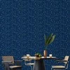 Artgeist Tapetas - Cosmic Inspirations - Pattern with Stars and Constellations on a Dark Background.