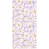 Artgeist Tapetas - Cute Creamy Little Flowers - Small flowers with creamy - wind-blown petals on a mėlynas background.