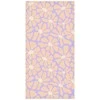 Artgeist Tapetas - Cute Light-rusvai gelsvas Little Flowers - Small flowers with beige - undulating petals on a mėlynas background.