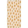 Artgeist Tapetas - Drawn Pattern in Dots and Spots - in shades of oranžinis and ecru.