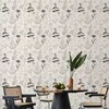 Artgeist Tapetas - Flowers and herbs in warm greys