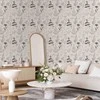 Artgeist Tapetas - Flowers and herbs in warm greys