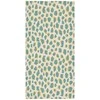 Artgeist Tapetas - Giraffe Pattern - animal pattern in turquoise spots on a light background.