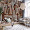 Artgeist Tapetas - Labyrinth of wooden planks