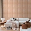 Artgeist Tapetas - Light Wood - Vertical panels in a warm beige shade.