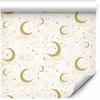 Artgeist Tapetas - Moonlit Nights - Delicate Moons and Clouds in a Warm Tone.