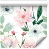 Artgeist Tapetas - Peonies on baltas background