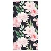 Artgeist Tapetas - Peonies on graphite background