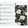 Artgeist Tapetas - Peonies on graphite background