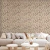 Artgeist Tapetas - rusvai gelsvas mushrooms and herbs