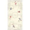 Artgeist Tapetas - Soccer Game - Illustration of soccer players in action on the field.