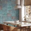Artgeist Tapetas - Turquoise Concrete