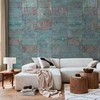Artgeist Tapetas - Turquoise Concrete