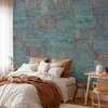 Artgeist Tapetas - Turquoise Concrete