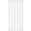 Artgeist Tapetas - Wooden Texture - Symmetrical vertical lines on a baltas background.
