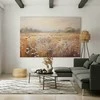 Artgeist XXL paveikslas - Impressionist meadow – field landscape in a pastel colour palette
