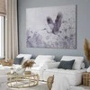 Artgeist XXL paveikslas - Majestic flight - a crane in flight in monochrome