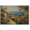Artgeist XXL paveikslas - Nostalgic impression - a pensive woman contemplating