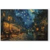 Artgeist XXL paveikslas - Paris street - painting inspired by the style of Vincent van Gogh