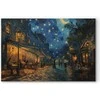 Artgeist XXL paveikslas - Paris street - painting inspired by the style of Vincent van Gogh