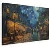 Artgeist XXL paveikslas - Paris street - painting inspired by the style of Vincent van Gogh