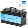 Akumuliatorius Ličio-geležies Kepworth 12V 100AH LiFePO4 SU PAKROVĖJU -SMART su Bluetooth
