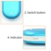 Blue Nešiojamas rankų šildytuvas, Powerbank 10000mAh (Mėlynas)