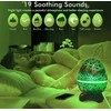 Galaktikų ir žvaigždžių projektorius Dinozauro kiaušinis su Bluetooth garsiakalbiu (mėlynas)