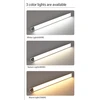Sieninis šviestuvas Magnetinis LED įkraunamas šviestuvas su judesio davikliu (40 cm) juodas
