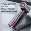 Profesionalus 2000W plaukų džiovintuvas su mėlynos šviesos technologija (pilkas)