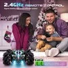 R MAX RC automobilis, valdomas nuotolinio valdymo pultu ir rankų gestais su automatiškai paleidžiamais dūmais, garais