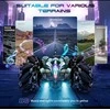 R MAX RC automobilis, valdomas nuotolinio valdymo pultu ir rankų gestais su automatiškai paleidžiamais dūmais, garais