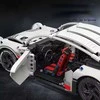 RC Lenktyninis automobilis konstruktorius SPORT CAR 1:14, 1266 det. valdomas nuotolinio valdymo pultu.