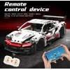 RC Lenktyninis automobilis konstruktorius SPORT CAR 1:14, 1266 det. valdomas nuotolinio valdymo pultu.