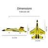 RC Nuotolinio valdymo lėktuvas SU-35 FX-620 (raudonas)