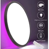 RGB LED apvalus lubinis šviestuvas (juodas apvadas)