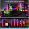 RGB Multi Color LED staliniai šviestuvai