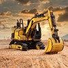 Robotime 3D medinis konstruktorius EKSKAVATORIUS VIKŠRINIS