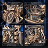 Robotime 3D medinis mechaninis konstruktorius MARBLE SPACEPORT