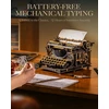 Robotime 3D medinis mechaninis konstruktorius Typewriter (Classic Version)