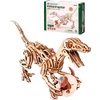 Robotime 3D medinis mechaninis konstruktorius Velociraptor