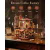Robotime 3D medinis mechaninis konstruktorius Dream Coffee Factory