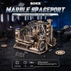 Robotime 3D medinis mechaninis konstruktorius MARBLE SPACEPORT