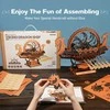 Robotime 3D medinis mechaninis konstruktorius Viking Dragon Ship
