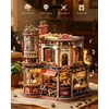 Robotime 3D medinis mechaninis konstruktorius Dream Coffee Factory